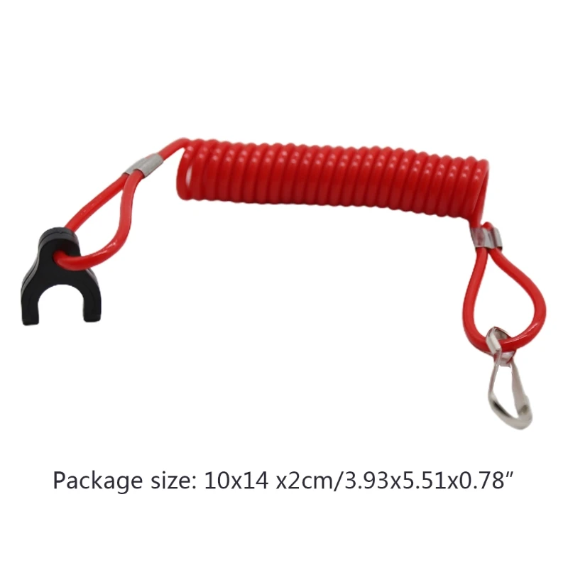 

353068210 Boat Stop Switch Safety Cord Stop Switch Lanyard Suitable for Tohatsu Outboard Motor