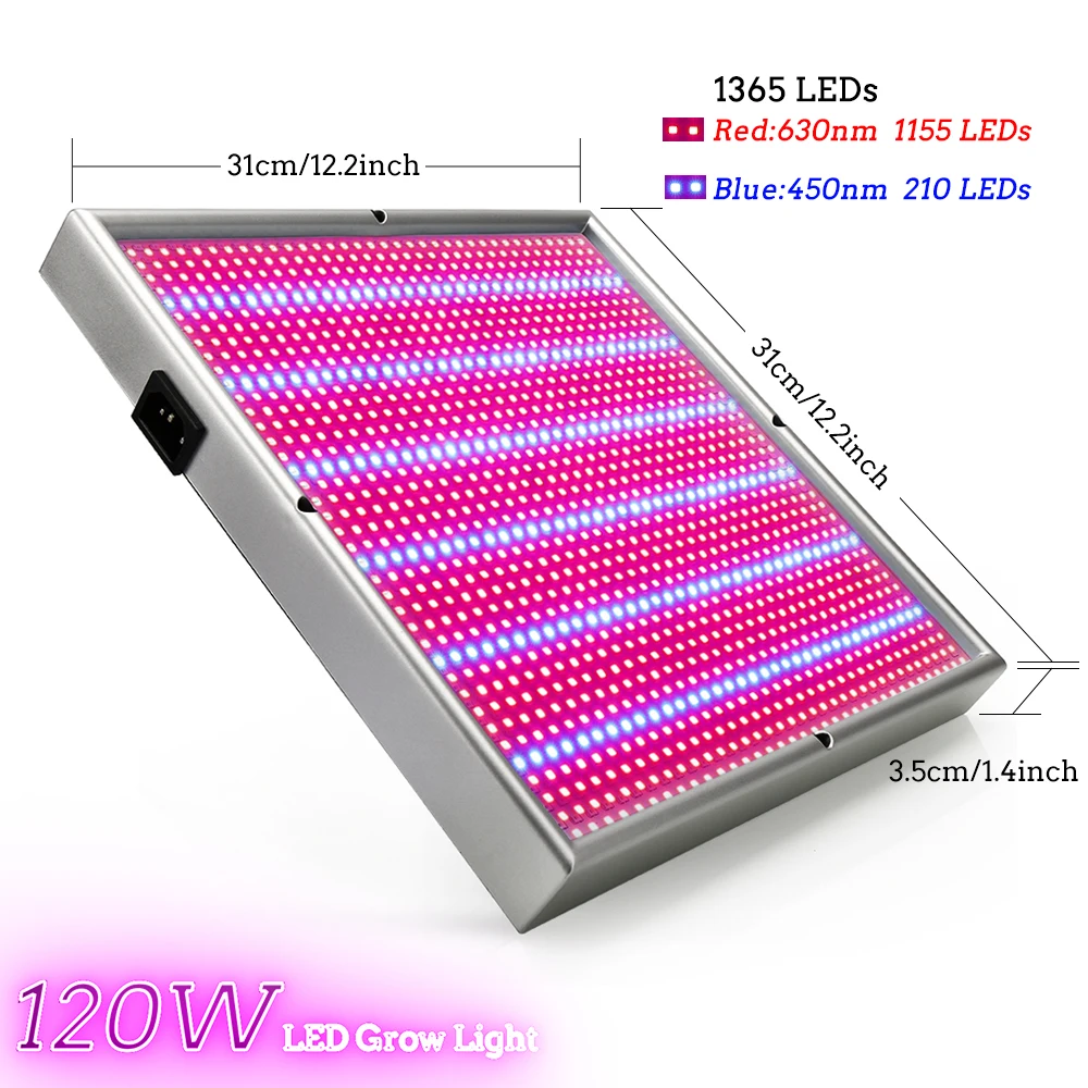 Светодиодсветильник полного спектра для выращивания растений 120 Вт|full spectrum|led