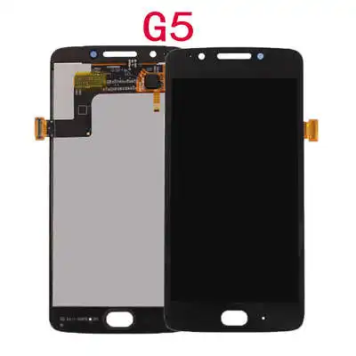 Black G5 ЖК-дисплей для Motorola Moto G5 G6 G7 Plus power Play, ЖК-дисплей, дигитайзер, сборка, замена для Motorola G5 G6 G7 - Цвет: Black G5