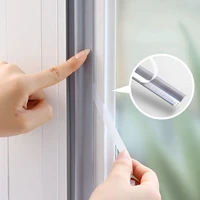 soundproof slides window sealing strip self adhisive cuttable door draft stopper weatherproofing stripping nylon cloth foam