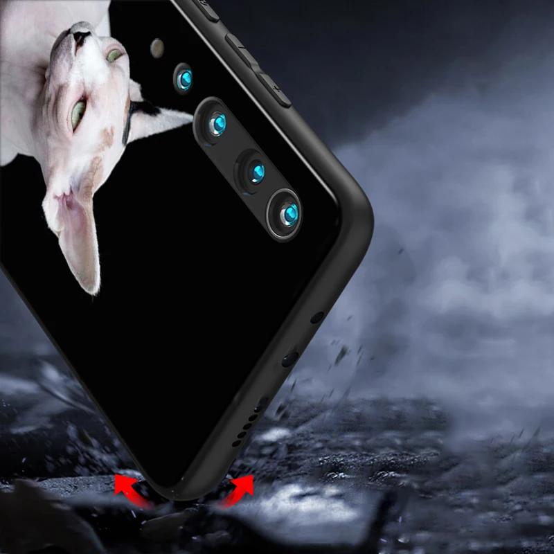 

Silicone Cover Tattoo Sphinx Cat for Xiaomi Mi 10 9T CC9 Pro Note 10 9 8 6 A3 A2 A1 Lite Play Mix 3 Black Phone Case