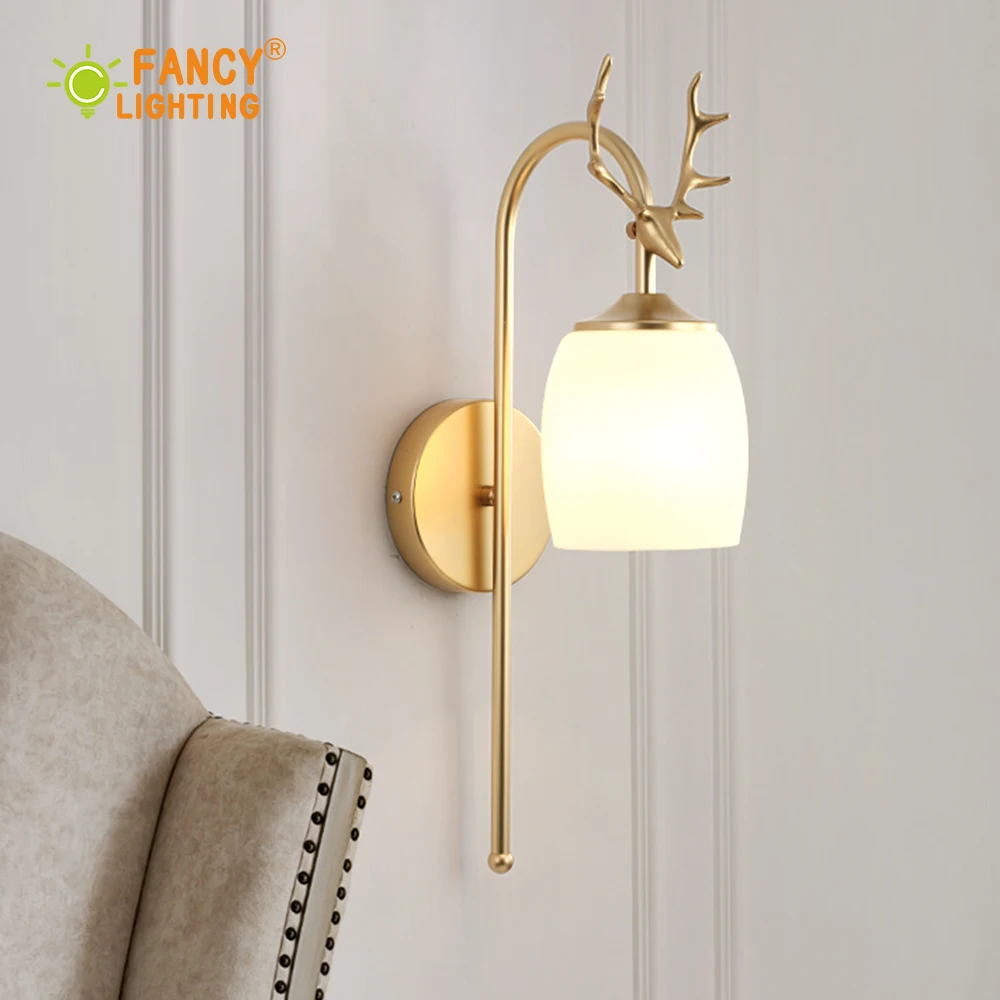 (Бесплатная Светодиодная лампа E27) настенный светильник в скандинавском стиле с