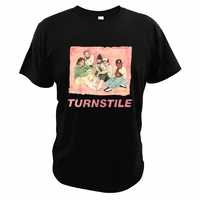 turnstile t shirt american hardcore punk band t shirt homme high quality 100 cotton soft tee tops eu size