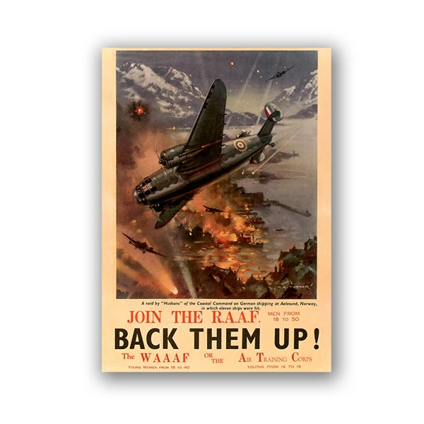 

Винтажная картина на холсте Duknow Style Vintage and Classic WW2 Australian Propaganda Poster