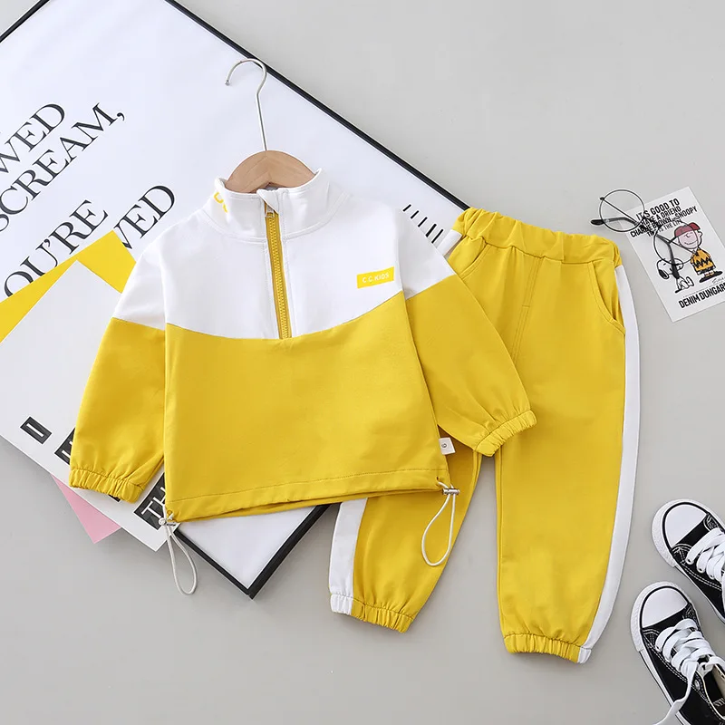 Комплект Спортивный из куртки и штанов на молнии для мальчиков девочек | Детская