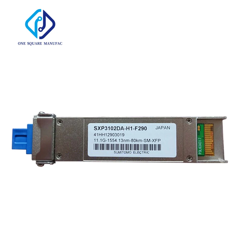 

Sumitomo SXP3102DA-H1-F290 11.1G-1554.13nm-80KM-XFP Optical Fiber Transceiver