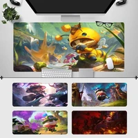 durable league of legends teemo gaming mouse pad laptop computer mause pad desk mat for big gaming mouse mat for overwatchcs go