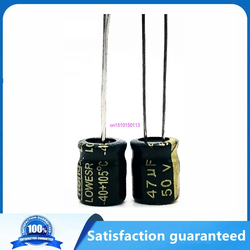 

20pcs/lot Q02 high frequency low impedance 50v 47UF aluminum electrolytic capacitor size 6*7 47UF 20%