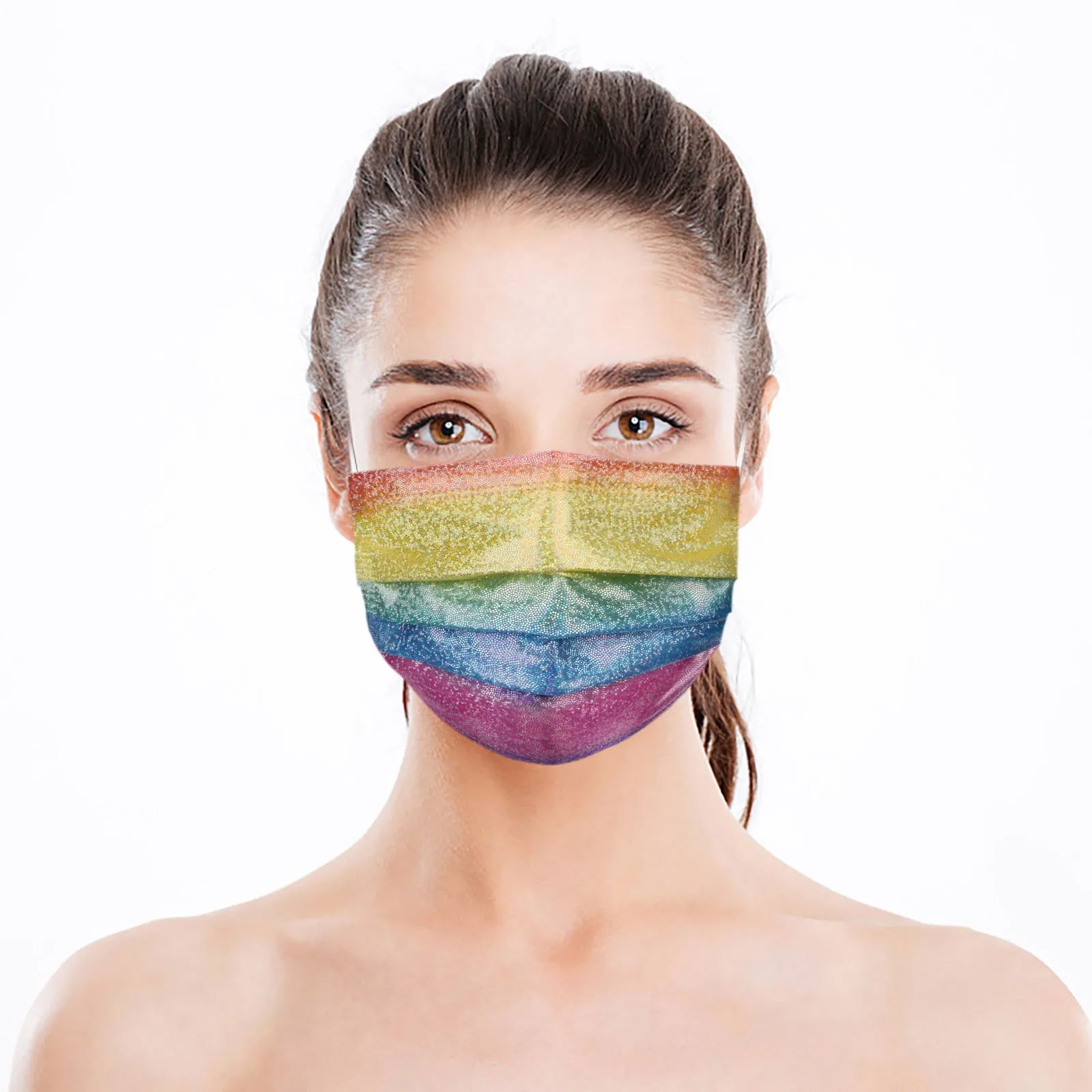 Маска Бронзирующая для взрослых 4 слоя 10/50/100 шт. | Тематическая одежда и униформа