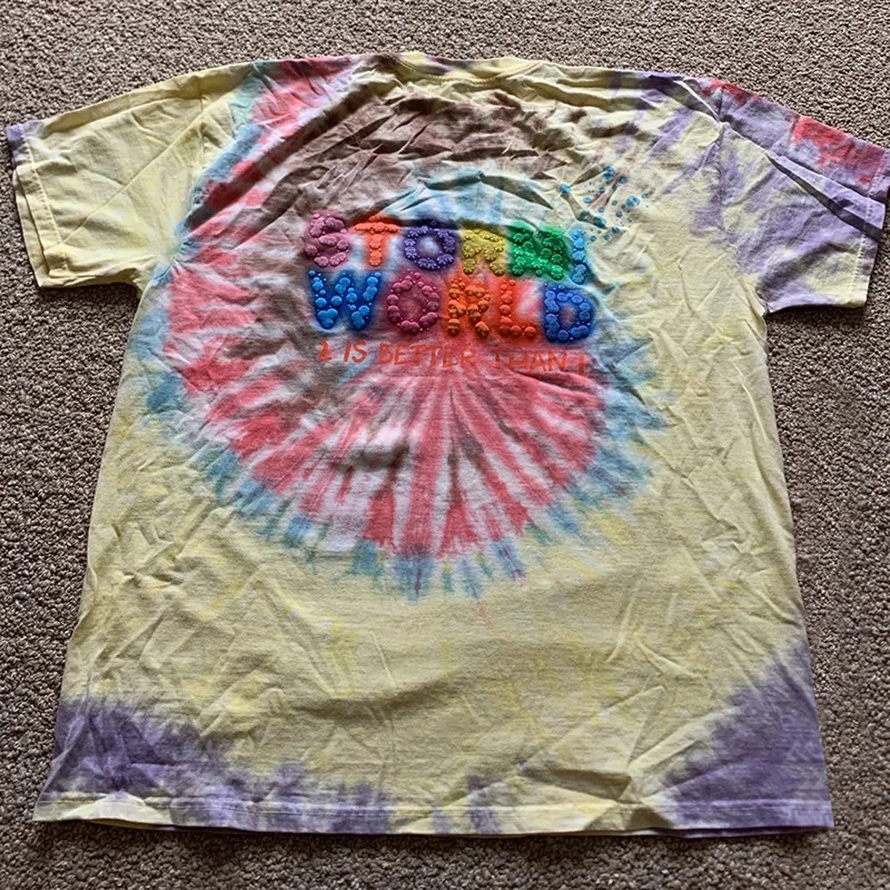 Мужская и женская футболка с принтом Astroworld вечерние футболки Travis Scott Cactus Jack Stormi