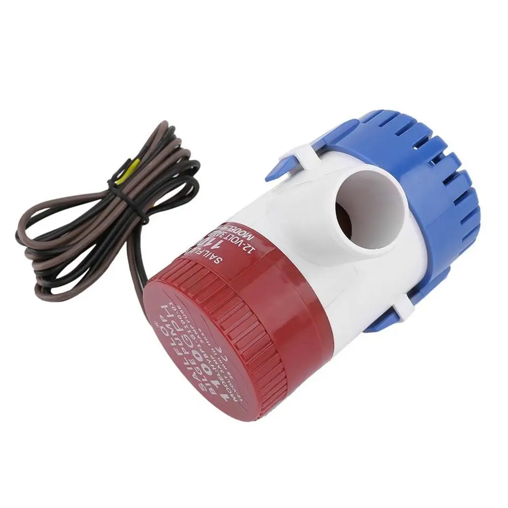 Профессиональный 3.0A 1100 GPH 12V погружной лодка Электрический Трюмный насос 1-1/8