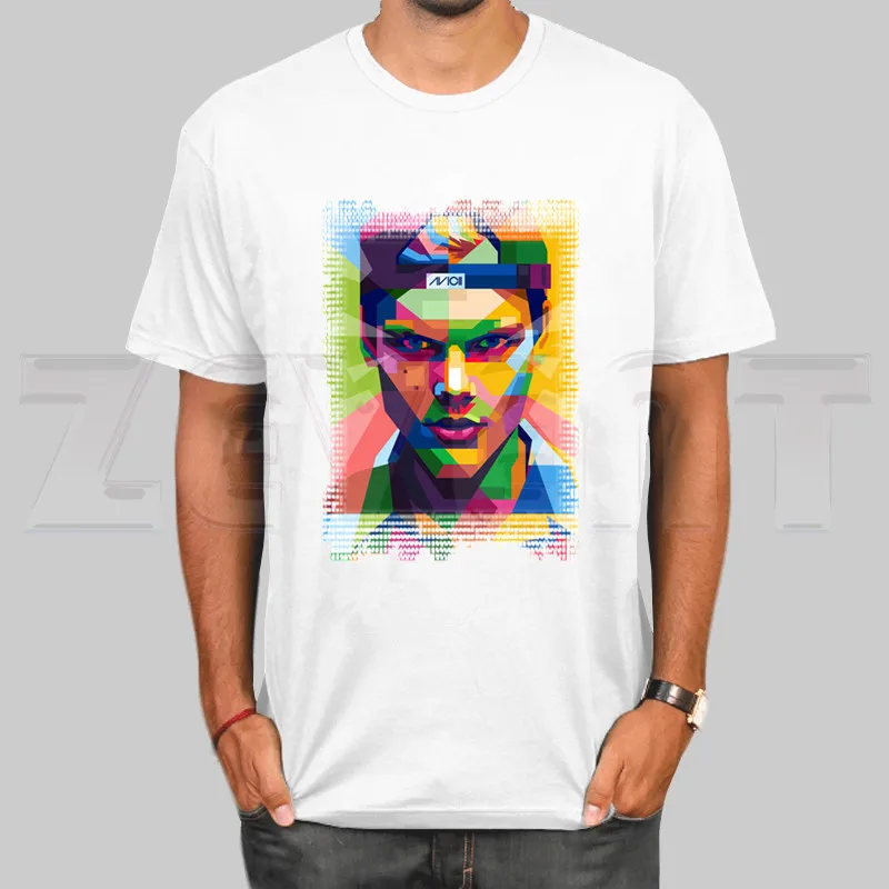 Avicii Dj R.I.P 1989-2018 футболки с надписью Wake Me Up для фанатов музыки Модные мужские и