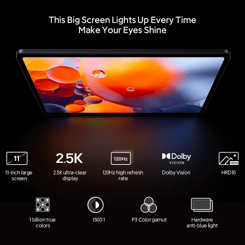 Global ROM Xiaomi Pad 5 Tablet Snapdragon 860 Octa Core 128GB/256GB 13MP Camera 11'' 2.5K Sreen 8720mAh Battery MI | Компьютеры и