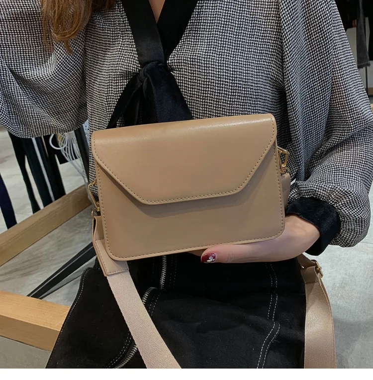 Дешевая модная сумка на плечо 2021 для женщин простая сумка-мессенджер из