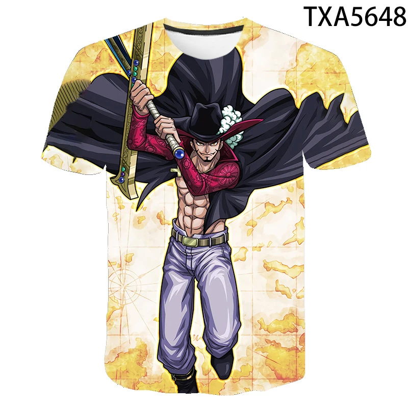 

Мужские брендовые футболки, летняя новая модная детская футболка с мультяшным аниме 3D принтом, Свободная Женская одежда большого размера