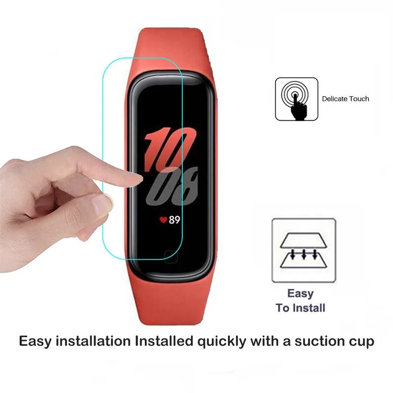 Полноэкранная Защитная пленка для Samsung Galaxy Fit 2 Fit2 защитная (не стекло) |
