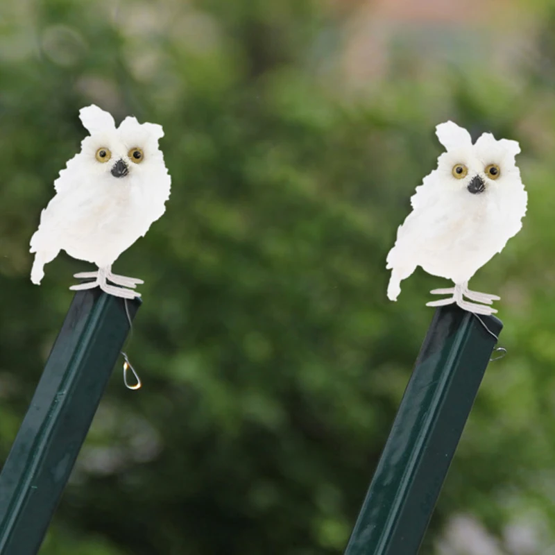 Artificial Owl Simulation Foam Bird Feather Ornaments Diy Craft for Wedding Party Colorful Decoration Home Garden | Дом и сад