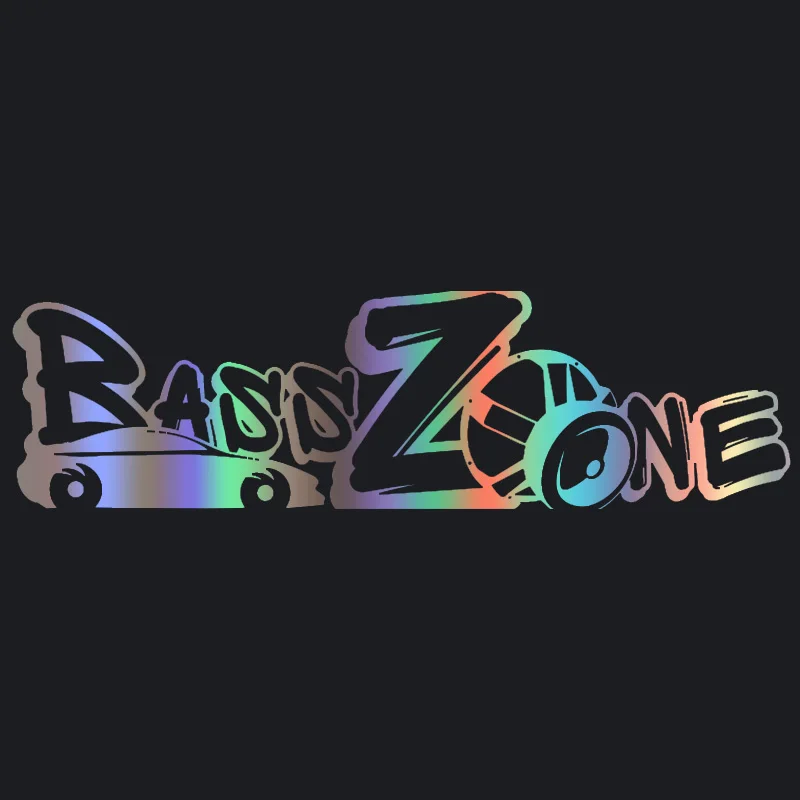 

30*8,4 см забавная студия Autosound BaSS Zone Автомобильная наклейка и наклейка Серебряный/черный виниловый автомобильный стикер s
