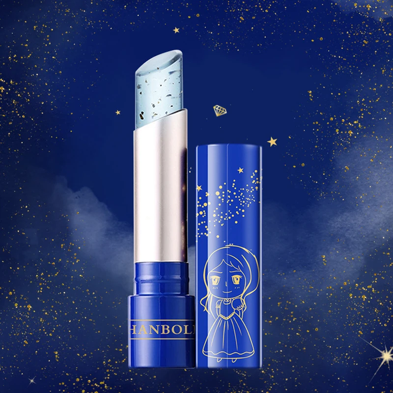 

Moisturizing Base Makeup Lip Care Temperature Color Changing Lip Balm Gold Foil Lipstick Natural Makeup Lip Care Oil