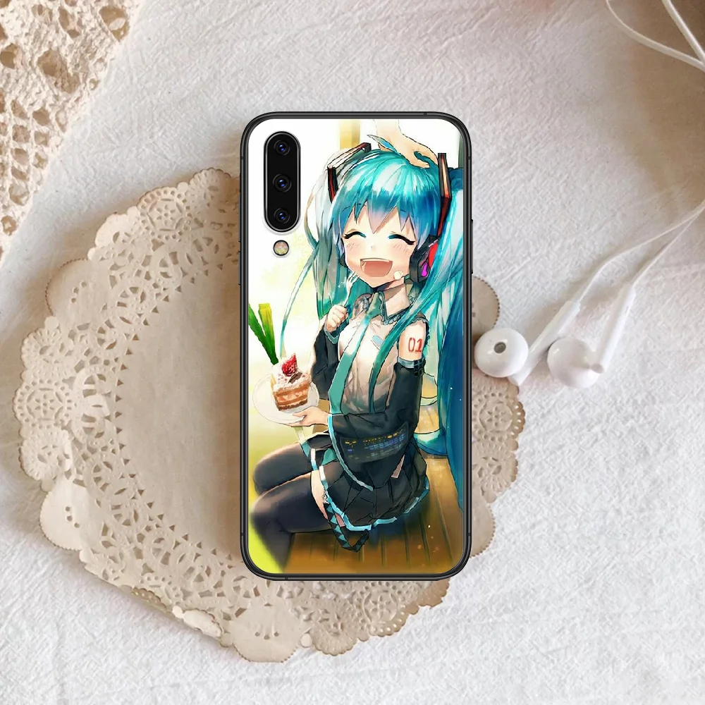 

Hatsunes-Miku Phone Case Cover For Samsung Galaxy A10 A11 A20 E A21 A30 A40 A41 A50 A51 A70 A71 A81 S 4G 5G black Shell 3D Cell