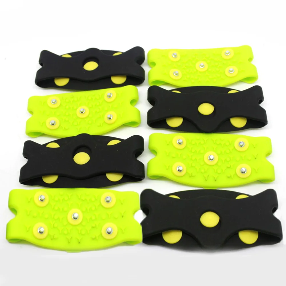 1 пара Нескользящие шипы для обуви скалолазания по снегу и льду|Шипы кошки обуви| |