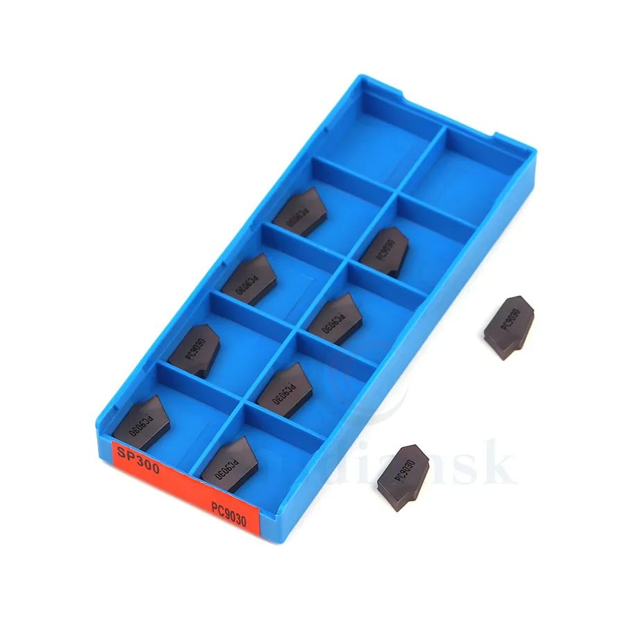 

SP200 PC9030 SP300 SP400 PC9030 Carbide Inserts CNC Lathe Tools Grooving Blades Parting and Grooving Tools Slotting Turning Tool