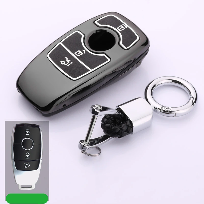 Чехол для ключей автомобиля из цинкового сплава с подсветкой Mercedes Benz E C G S Class W211 204