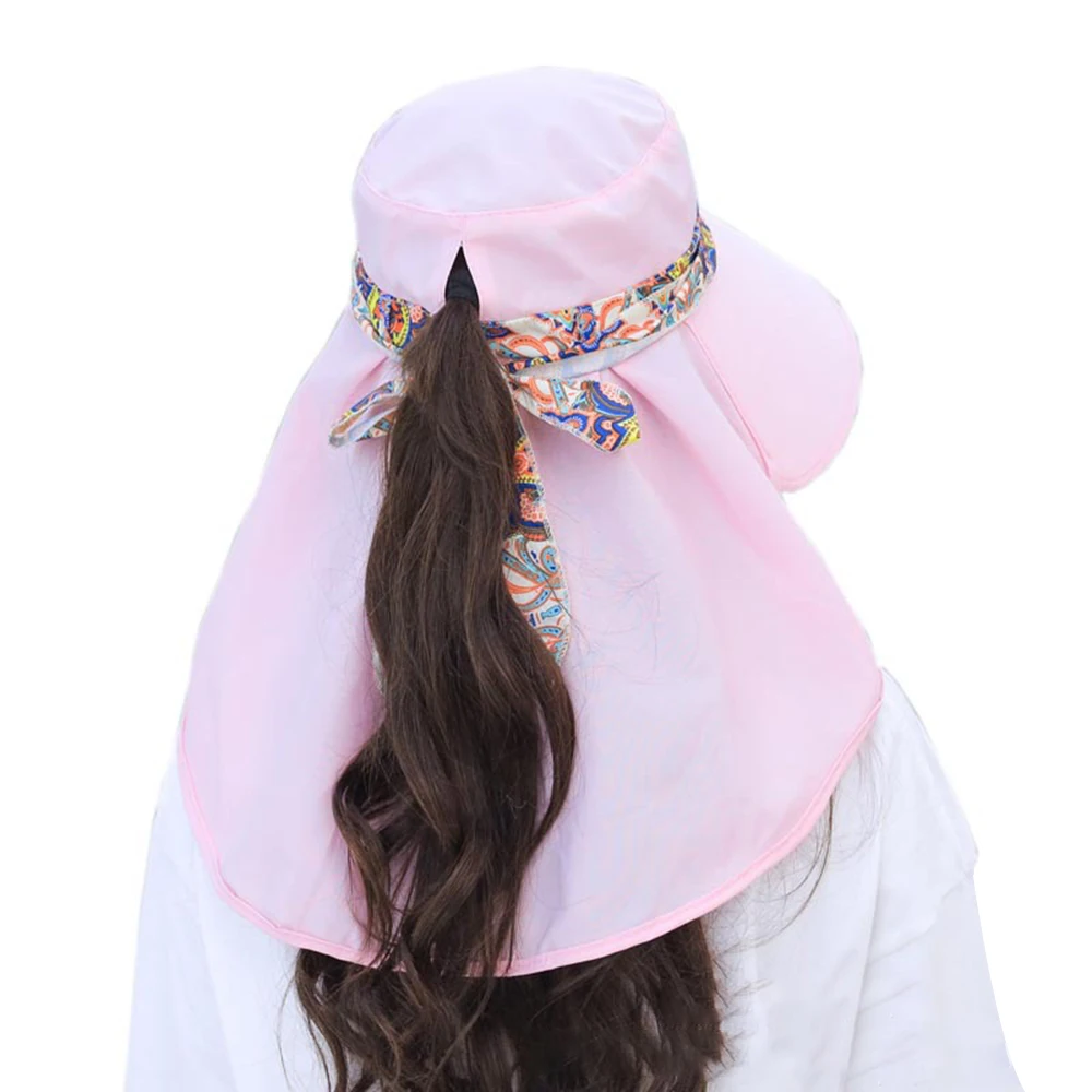 Новинка 2020 Женская Складная Солнцезащитная шляпа женская летняя пляжная с