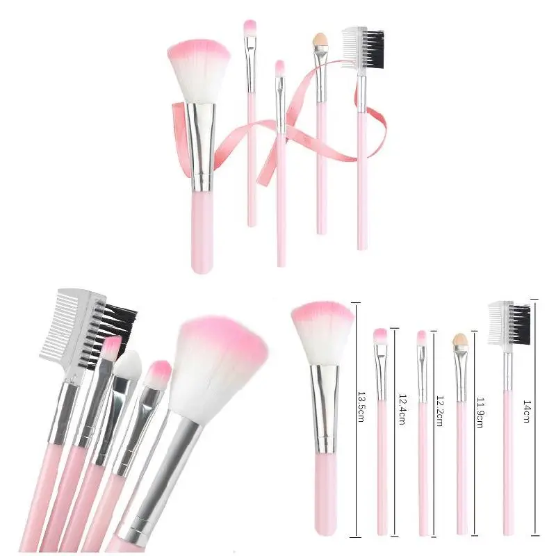 

5Pcs/set Women Girl Makeup Brush Set Tools Eye Shadow Brush Powder Eyebrow Brush EY669
