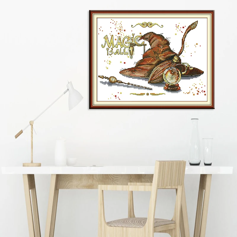 Набор для вышивки крестиком Joy Sunday 11 и 14 карат | Дом сад