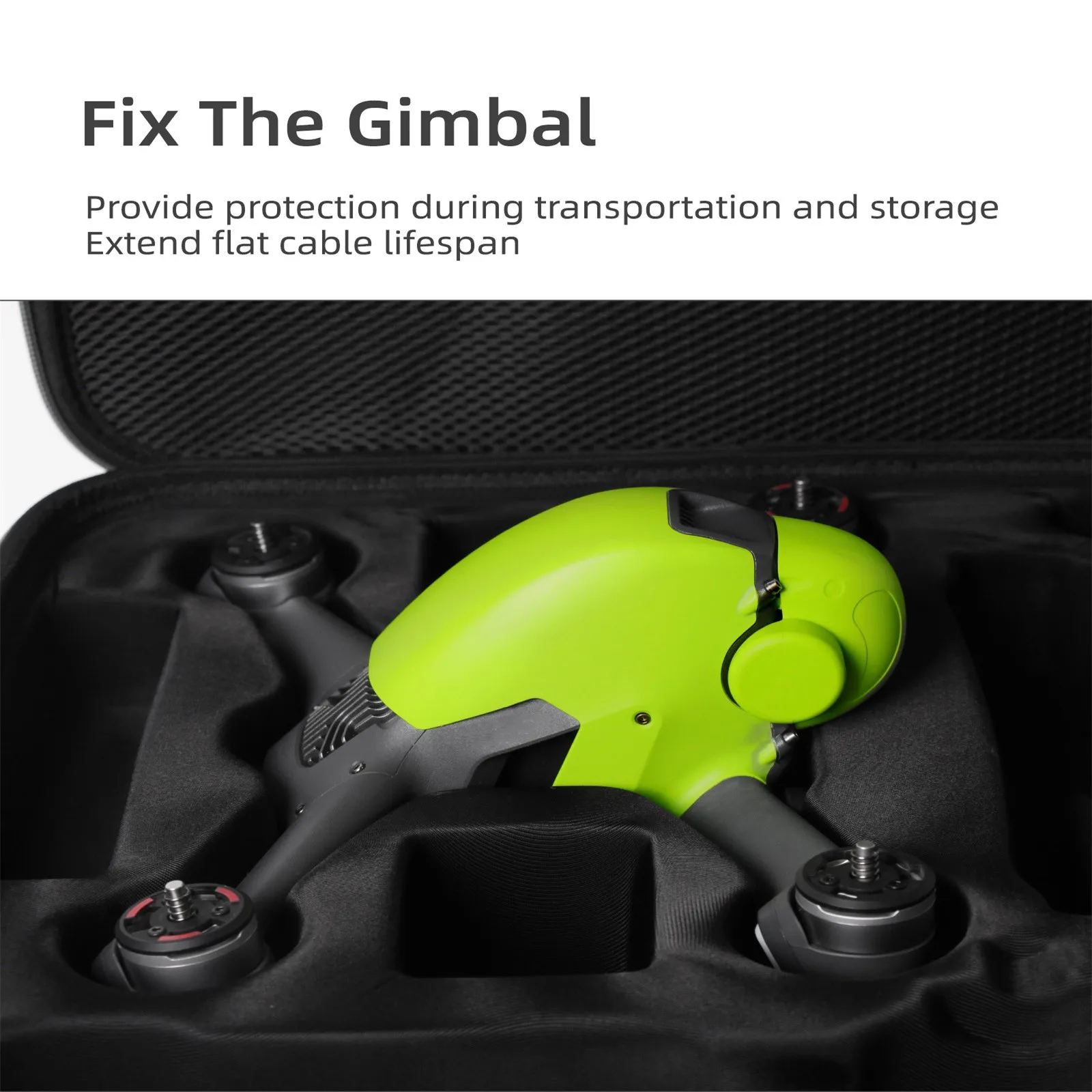 

Remote Control Drone Len Protectio Cover For Dji Fpv Gimbal Cover, Aircraft Anti-knock Accessories Lens Protection Cover