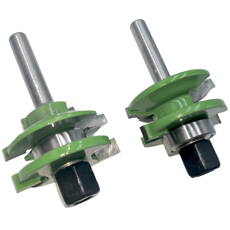 8 мм хвостовик 3 шт Дверная панель шкаф тенон фрезы направляющая для шкафа & Stile