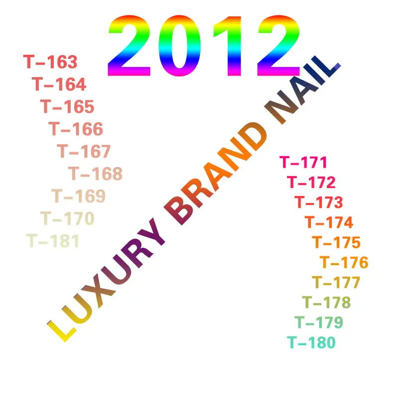 

Nail Sticker Decal 3D Nail Slider Art Luxury Brand Design Decorative Manicure Adhesive Tips Foil Paper Pegatinas Polish