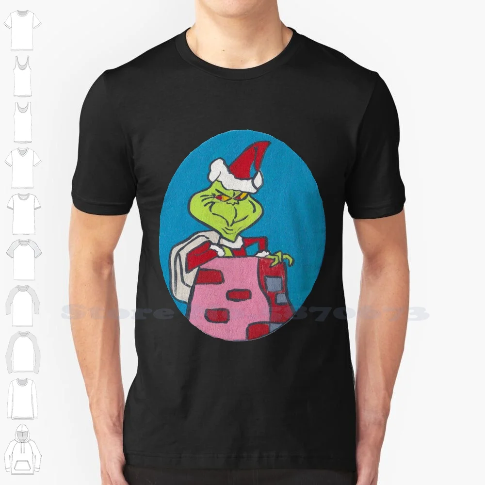 

Оригинальная забавная футболка с надписью «оно среднее на Рождество»