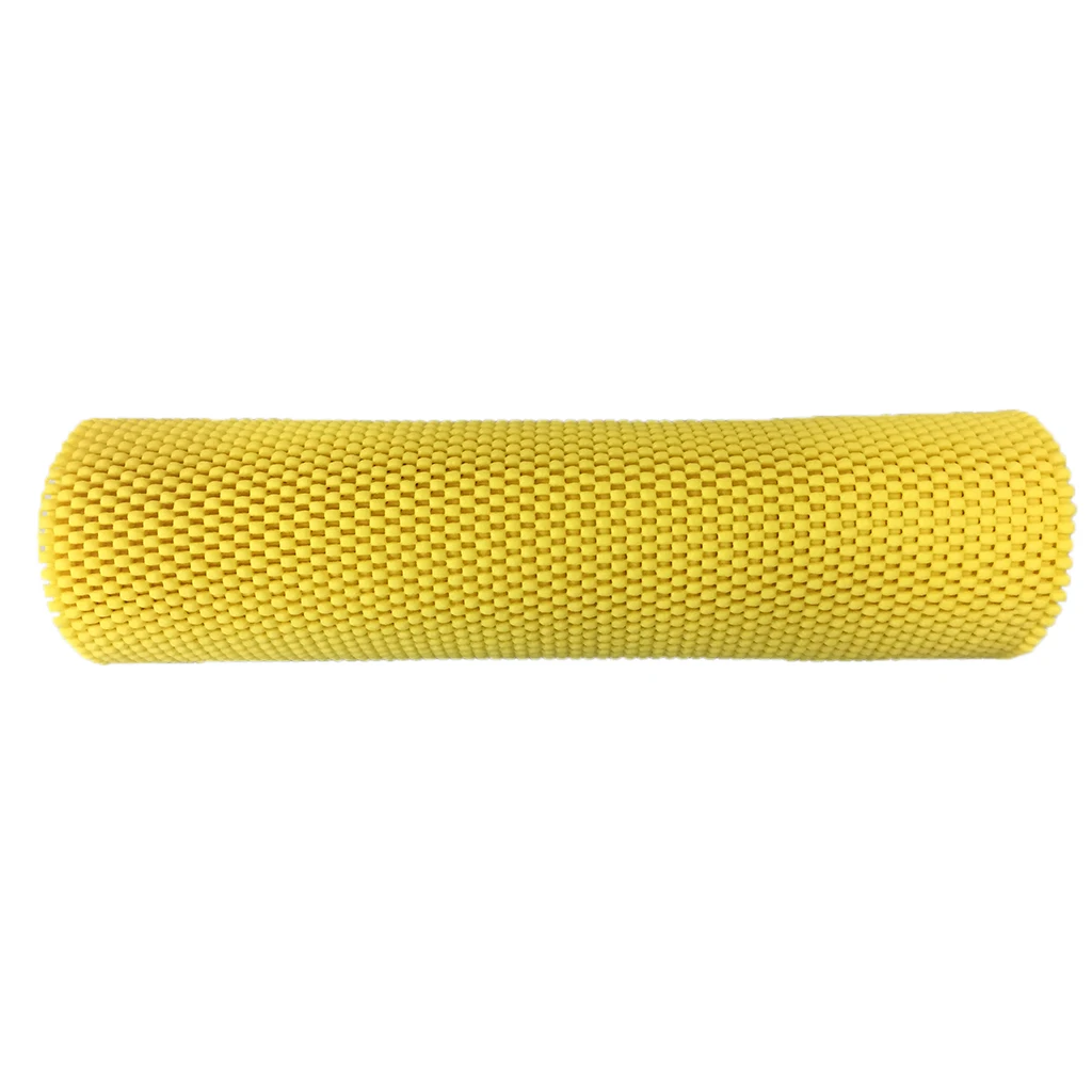 Yellow as described 12x7" поролон Non-slip кухонный шкаф Нескользящая подстилка коврик ящика Нескользящие шкаф со стеклянными дверями вкладыш коврики Нескользящие лайнер коврик - Цвет: Yellow as described