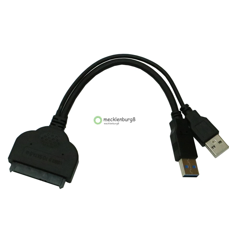 USB 3 0 для SATA 22 Pin 2 5 дюйма драйвер жесткого диска SSD адаптер конвертер кабель