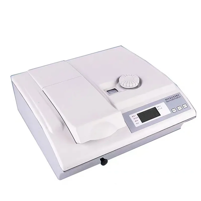 

Тестер видимого спектрофотометра 721/722S, фотофотометр с видимым спектрофотометром, профессиональный экспериментальный инструмент, Новинка