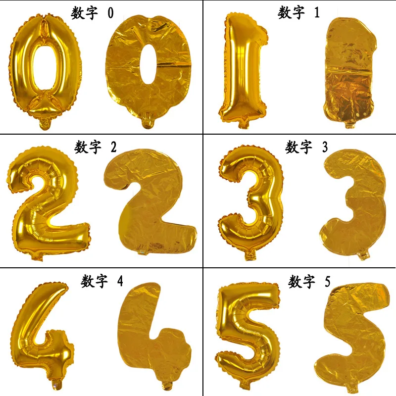 16 дюймовый алюминиевой фольги Воздушные шары на День воздушные гелиевые шара с