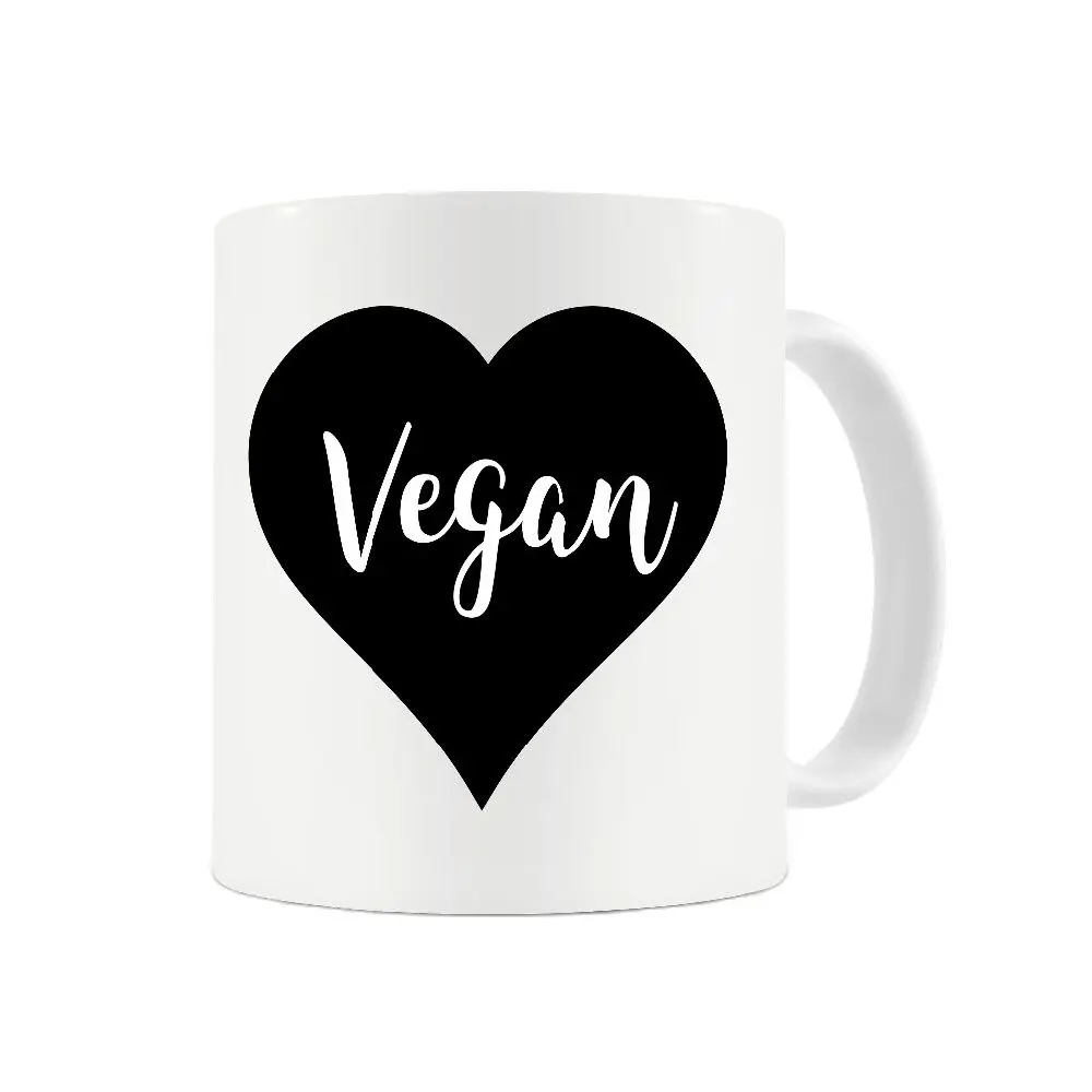 

Vegetarian Mugs Gift Vegan Mug Friends Gift Coffee Mugs Ceramic Tea Mugen Home Decal Kitchen Friend Present Vegetarian Cup
