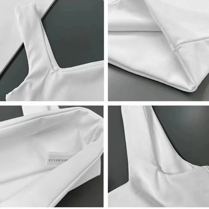 Майки женские Универсальные однотонные облегающие пикантная уличная одежда с