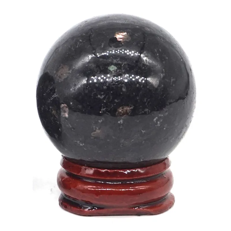 Хрустальный шар 40 мм натуральный драгоценный камень сфера исцеляющая чакра