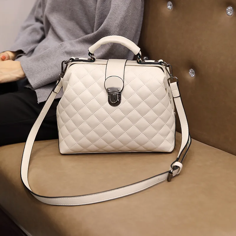 

Women Shoulder Bag European And American Fashion Women Doctor Handbag