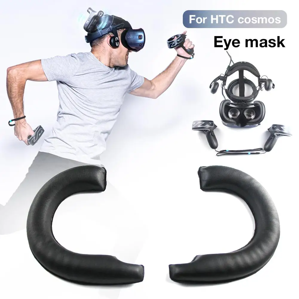 Маска для глаз из ПУ кожи VR дышащая и удобная сменная маска аксессуары