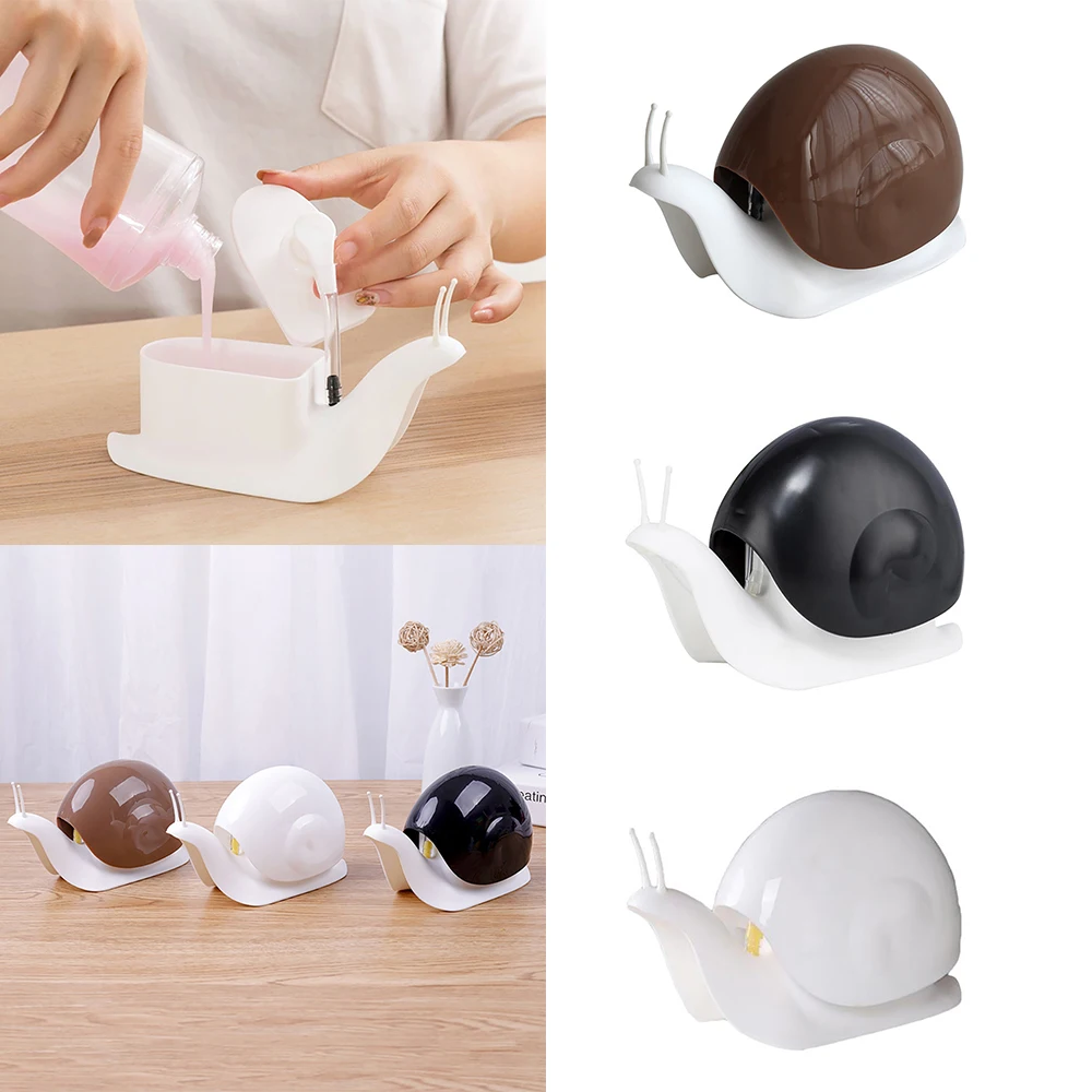 Дозатор для жидкого мыла бутылка лосьона милая форма улитки дозатор гель душа