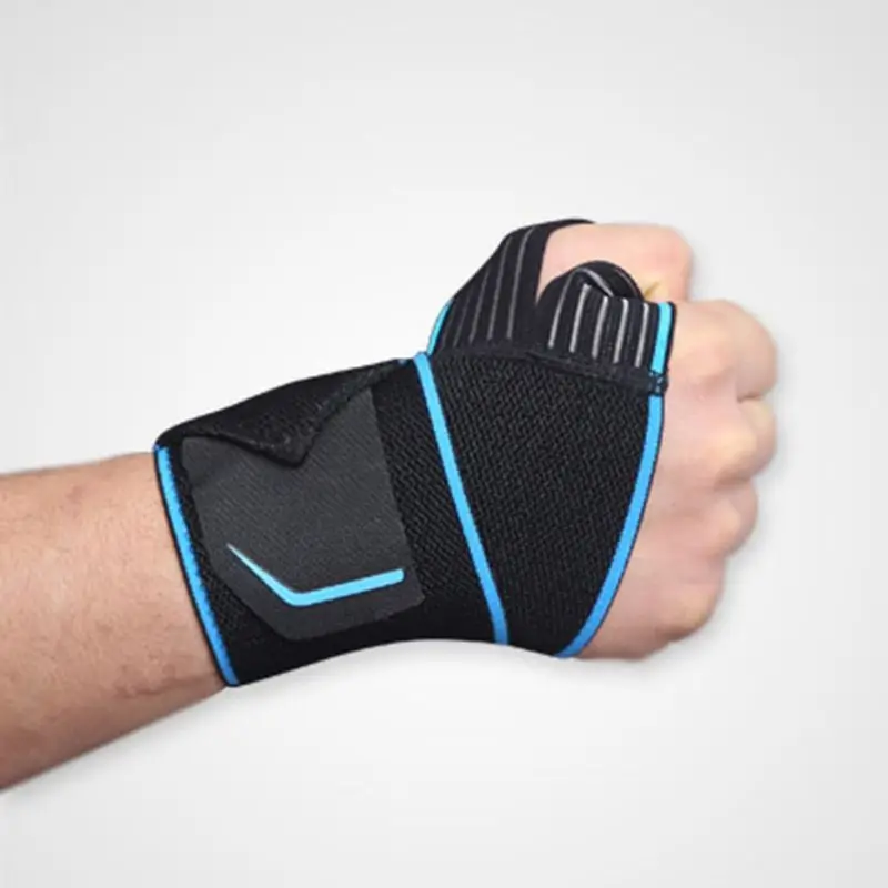 

Wrist Wrist Bracer Support Straps Elastic Bandage Wraps Breathable Powerful Lifting Adjustable Finger Buckle Gym Fitness Barbell