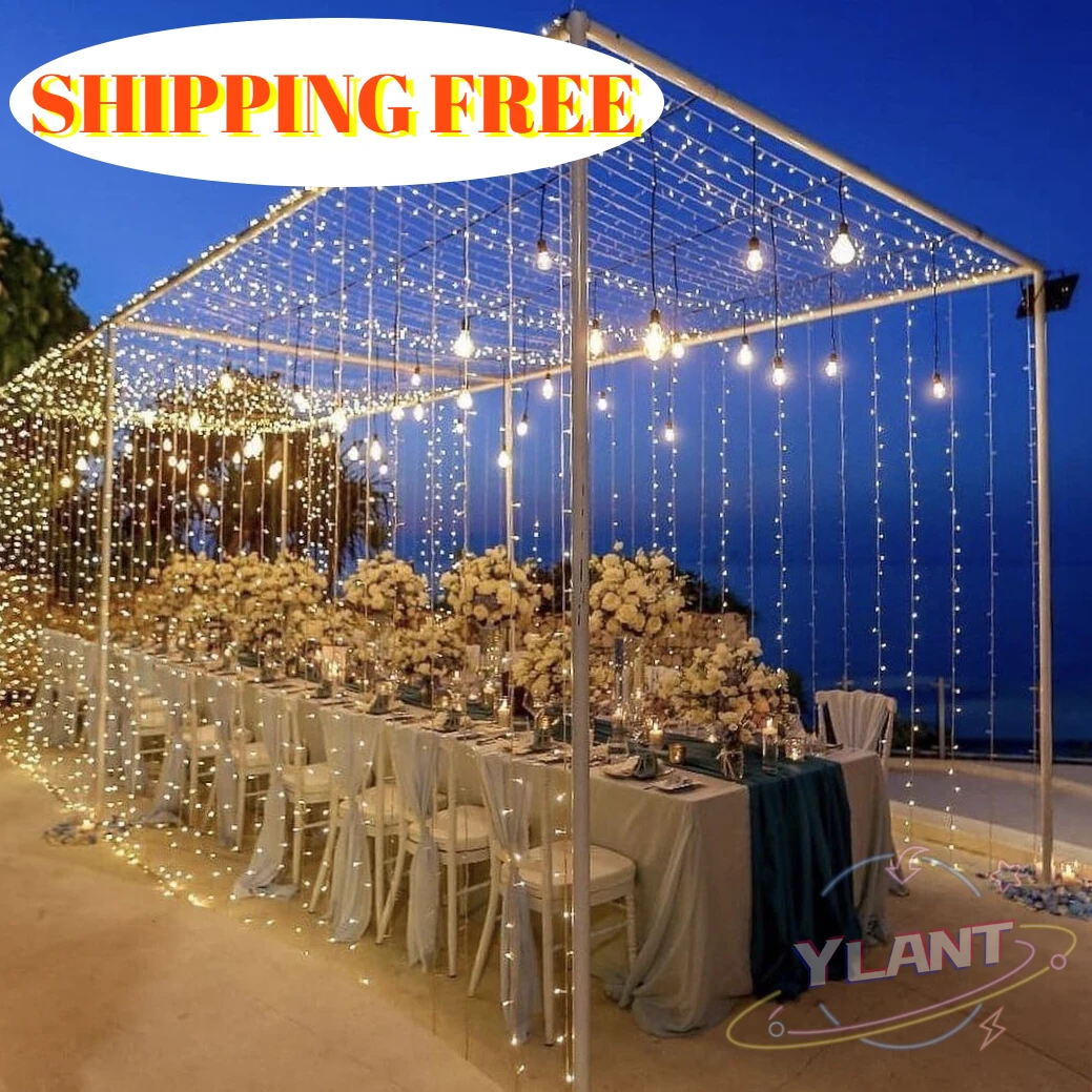 

Christmas Fairy Lights 5M 10M 20M 30M 50M 100M Led String Light 8 Modes Garland For Wedding Party Bar Outdoor Holiday Lighting
