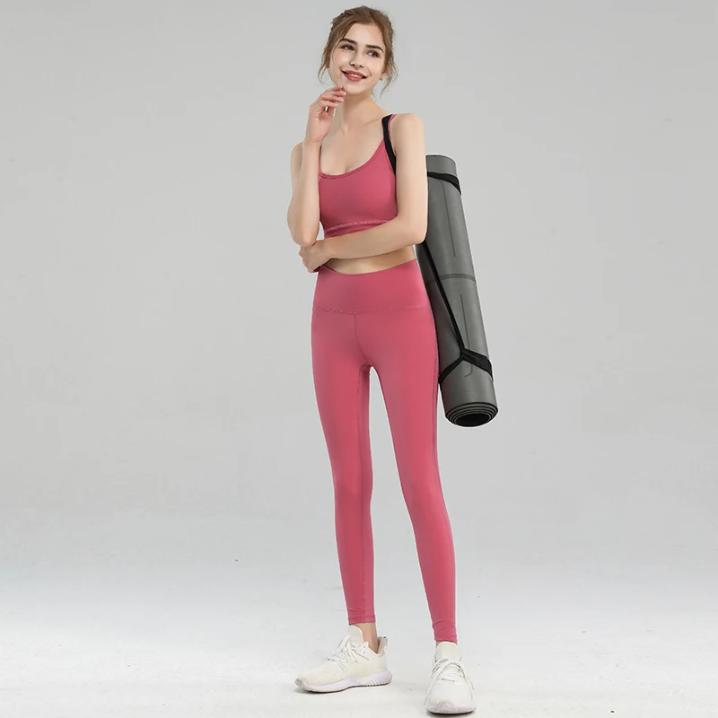 Женские леггинсы с эффектом пуш-ап спортивные штаны для фитнеса высокой талией
