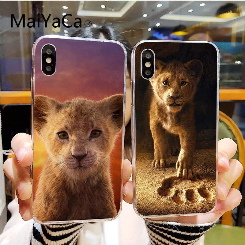 MaiYaCa для iphone 11 pro max чехол Король Лев мягкий силиконовый TPU чехол для телефона для Apple iphone 7 8 6 6S Plus X XS MAX 5 5S SE XR