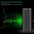 Миниатюрный диктофон Kebidumei 8G, цифровой Аудио Диктофон, стерео MP3 музыкальный плеер 3 в 1, память 8 ГБ, USB флеш-накопитель
