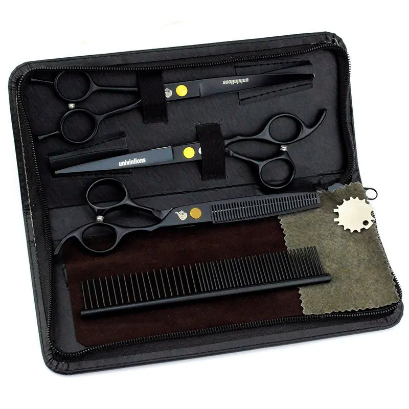 Ножницы разных цветов для груминга животных машинка стрижки шерсти собак и кошек